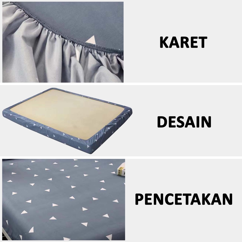 Seprei bed cover sprei non-slip penutup sprei pelindung debu kasur 120x200 160x200 180x200