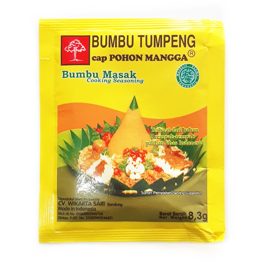 

Bumbu Tumpeng Cap Pohon Mangga 8g Bisa COD bumbudapurbintang