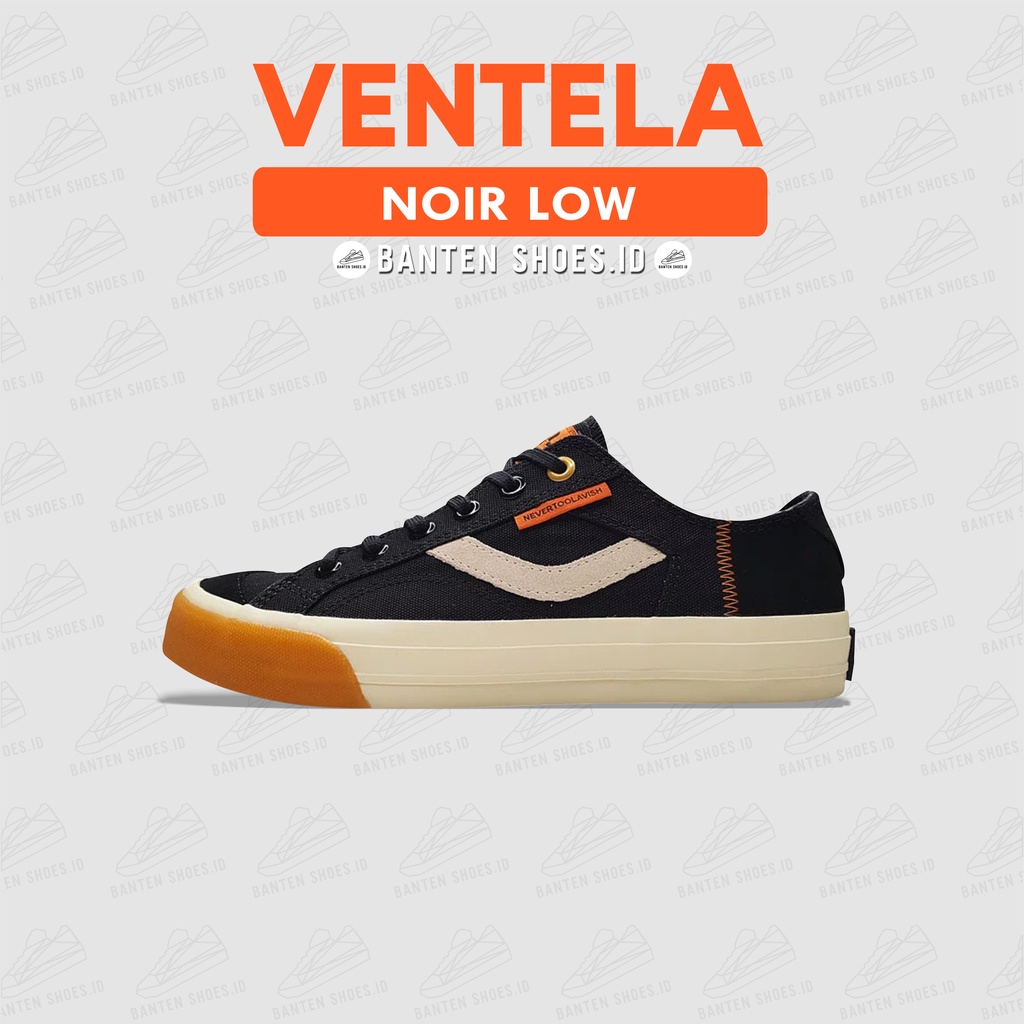Sepatu Ventela NTL X Nevertoolavish Hard13 Noir Low Original | Ventela HardNoir