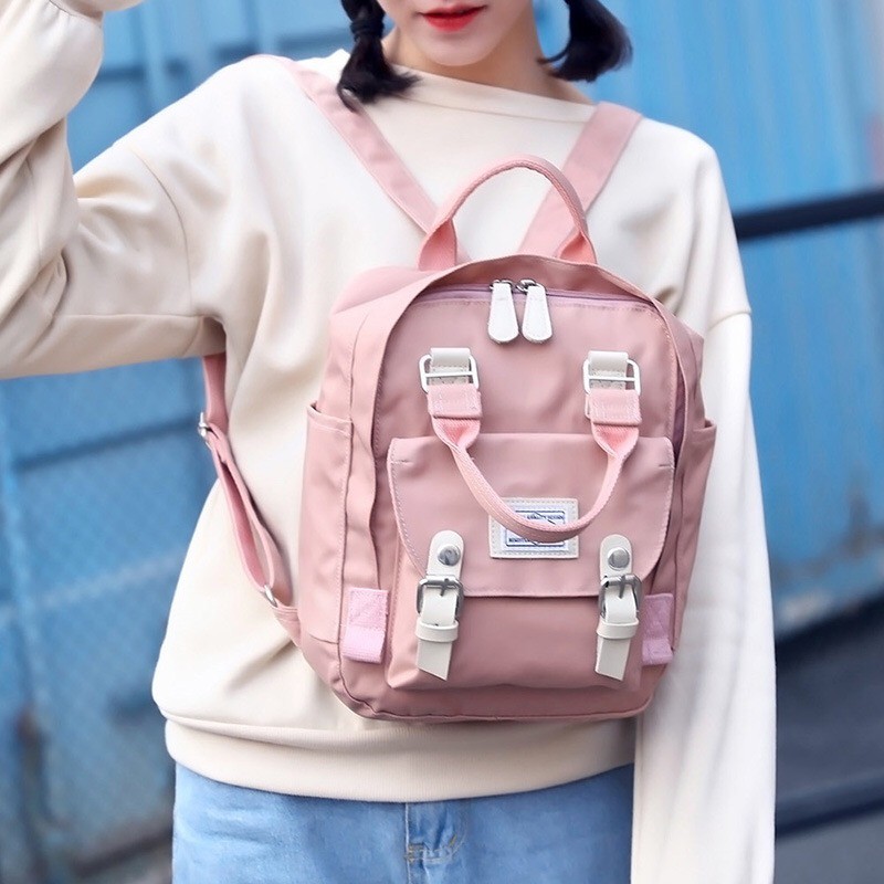 Tas ransel wanita Chika Korean Backpack Nilon Tas sekolah remaja kuliah ulzzang korea style