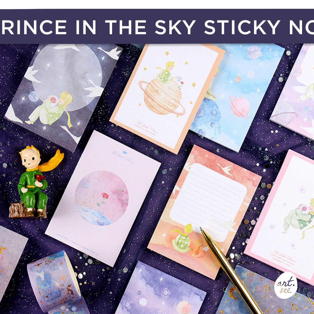 

Little Prince in the Sky Sticky Notes Set