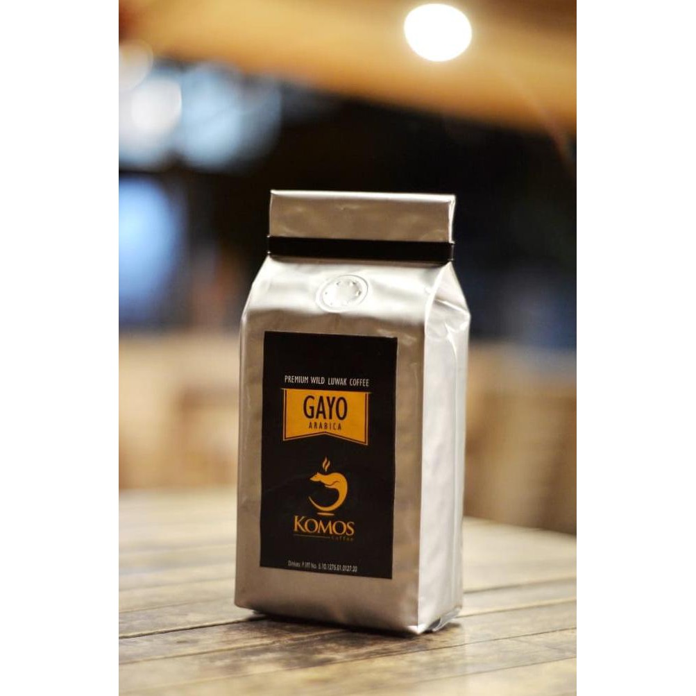 

Kopi Luwak Liar Arabica Gayo 250gr Ground/Roasted Bean Komos Coffee