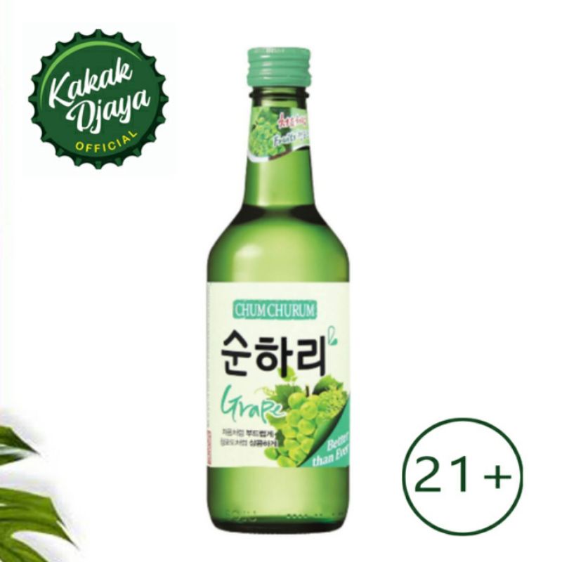 Chumchurum Grape Anggur Chum Churum Anggur Grape Soju Korea Grape Anggur 360 ml Botol Soju Anggur Grape chumchurum Korea soju Grape Anggur 360ml bottle import soju