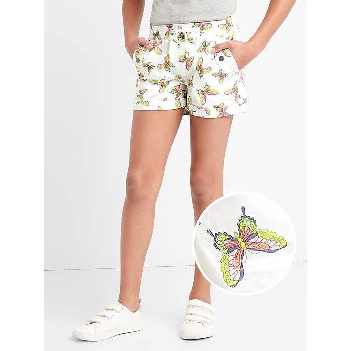 GAP Kids Pull-On Cargo Shorts White