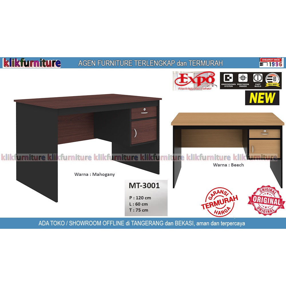 [promo] MT 3001 EXPO Meja Tulis Meja Kantor Meja Kerja