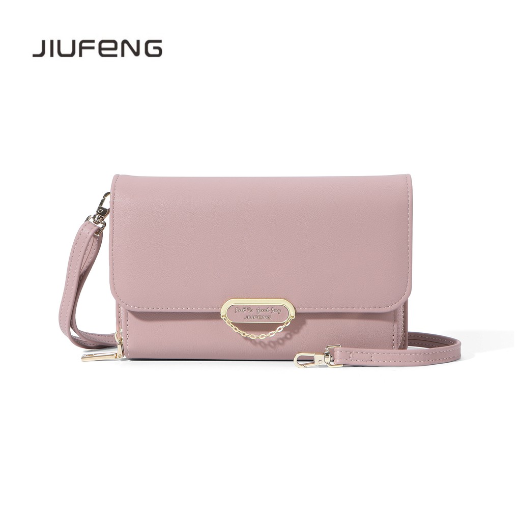 JIUFENG Tas Selempang Wanita Gaya Korea Fashion Tas Messenger Bahu Klasik