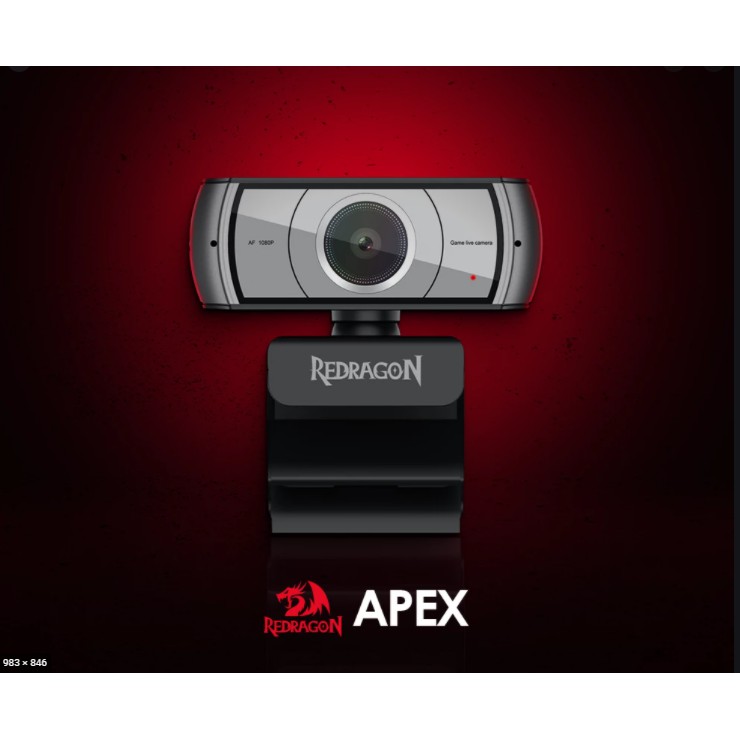 WEBCAM REDRAGON 1080P 30 FPS FHD APEX GW900 - WEB CAMERA PC GW-900