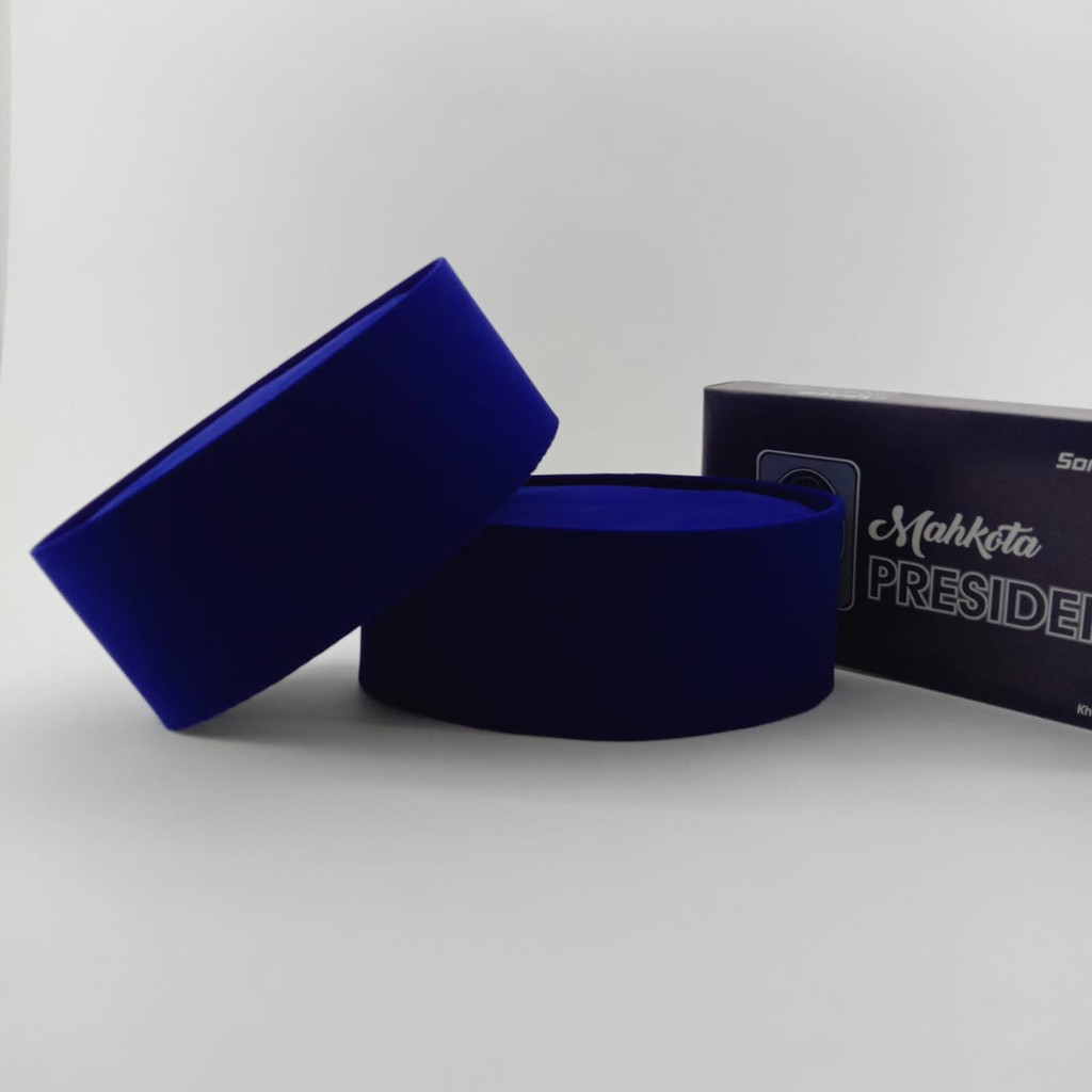 Songkok Nasional Polos Biru. Peci Polos Biru. Peci Betawi.