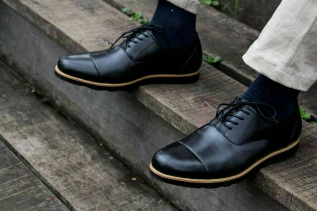 sepatu pantofel pria kulit asli sepatu formal model klrvin