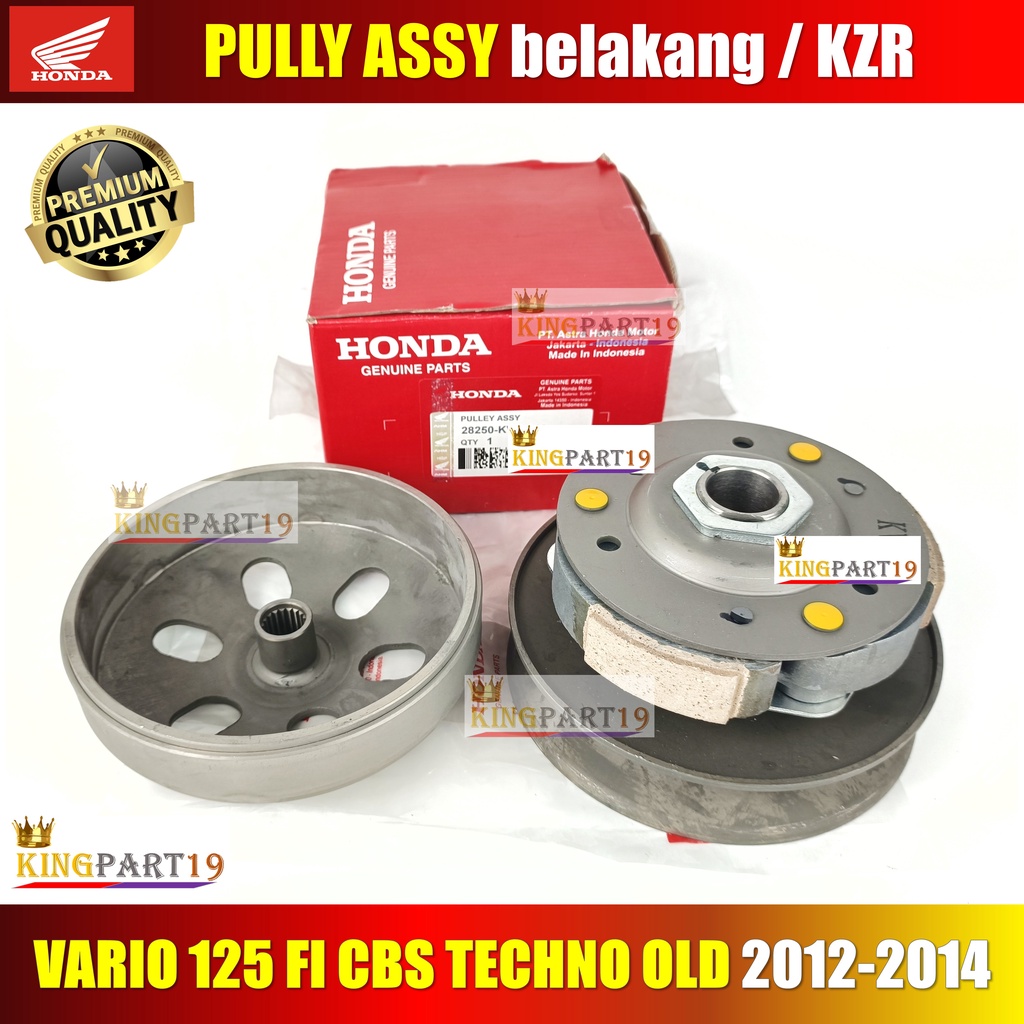 PULLY ASSY VARIO 125 FI TECHNO CBS PULLY PULLEY PULI ASSY VARIO 125 FI CBS TECHNO - PULLY PULLEY ASSY KZR