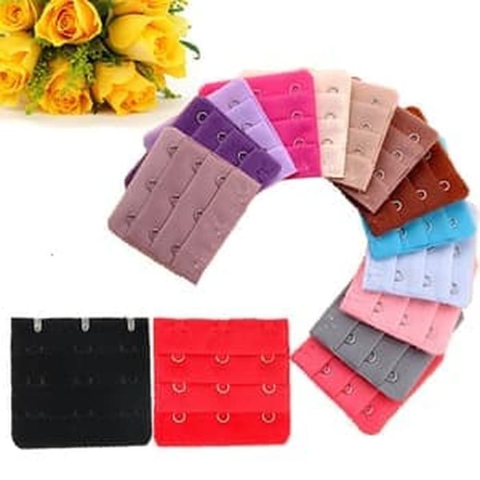 Bra Extension Pengait Lingkar Bra extender Tali BH 3 Baris Save a Bra