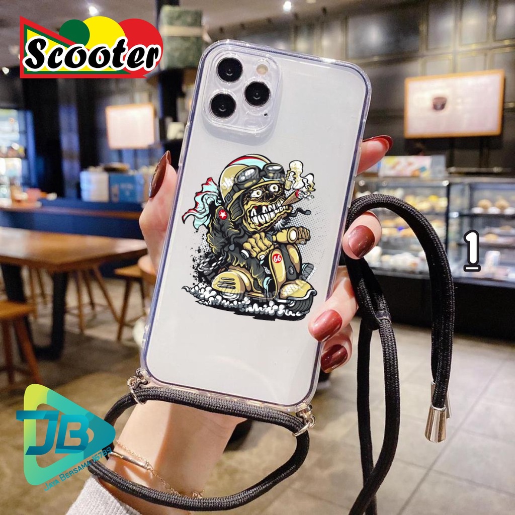 SOFTCASE SLINGCASE LANYARD BENING SCOOTER INFINIX NOTE 8 HOT 9 PLAY X680 X682 10 LITE JB4721