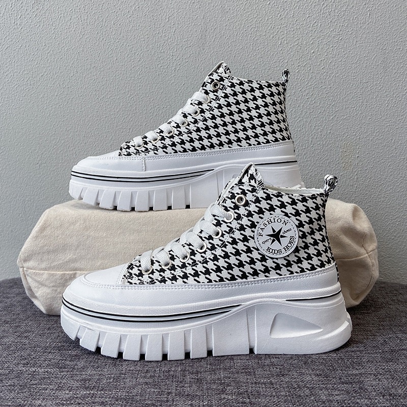 LUMMYSHOP SEPATU WANITA SUGA BOOTS IMPORT PREMIUM-bergerigihoundstooth