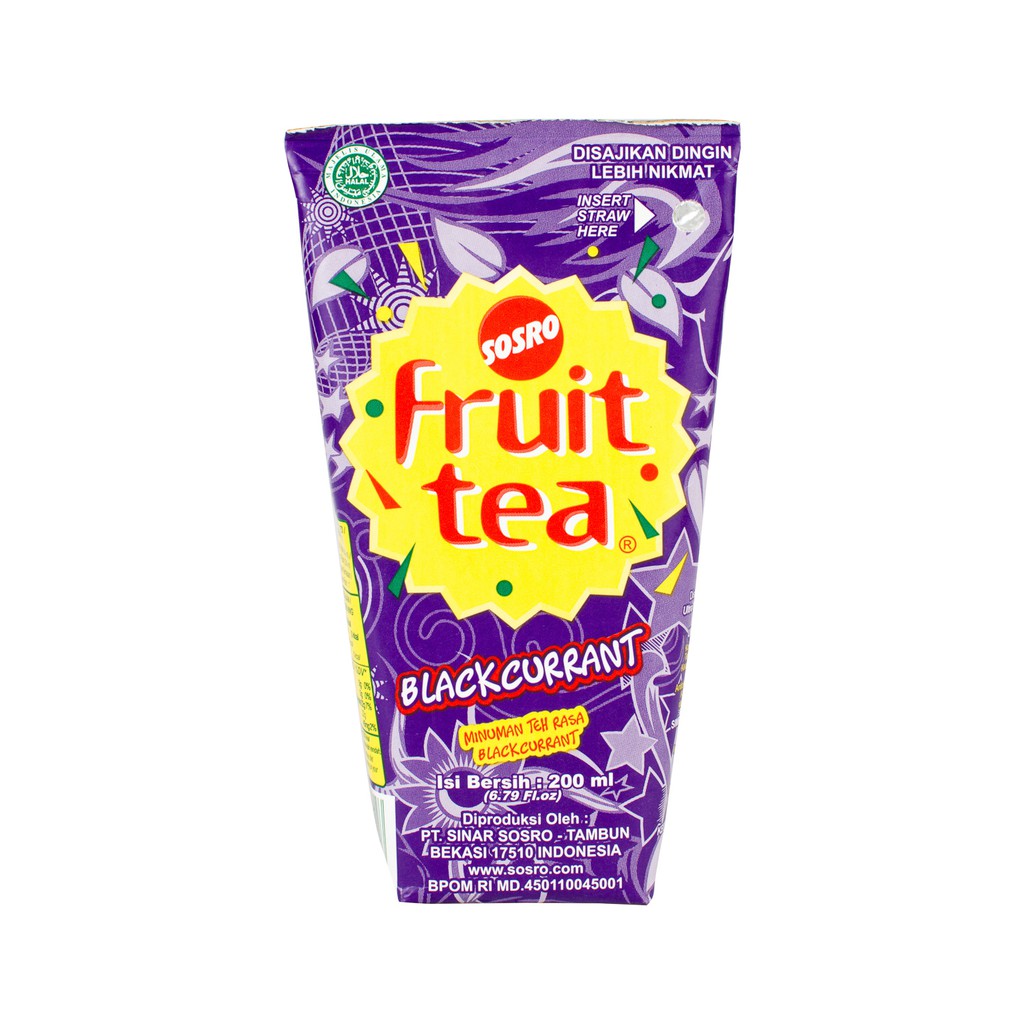 

Sosro Fruit Tea Blackcurrant 200ml Tta - Farmers Market