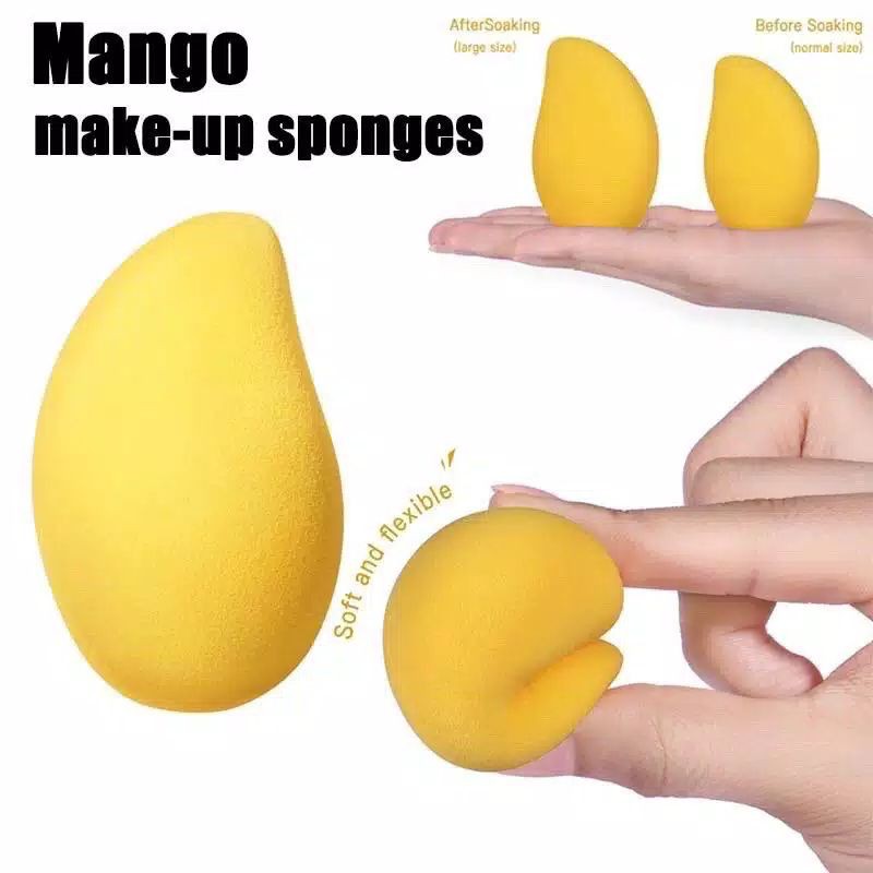 Spon Mangga Muda | Mango Make Up Sponge | Beauty Blender Mangga