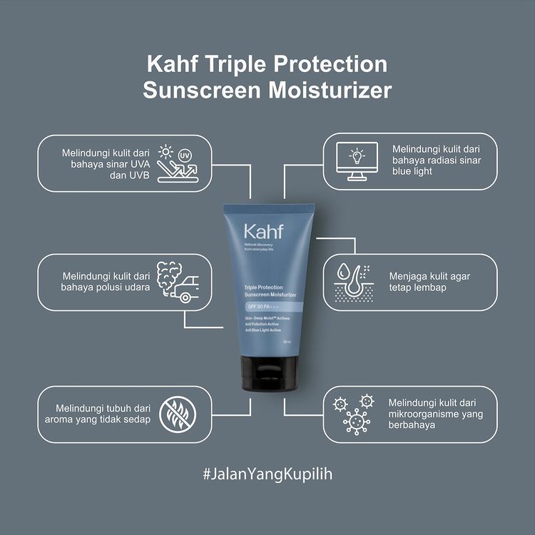 Kahf Triple Protection Sunscreen Moisturizer 30ml