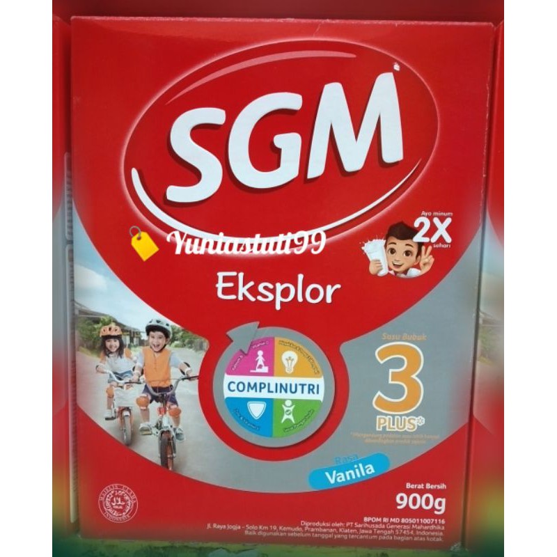 

SGM Eksplor 3 Plus Rasa Vanilla 900 gram