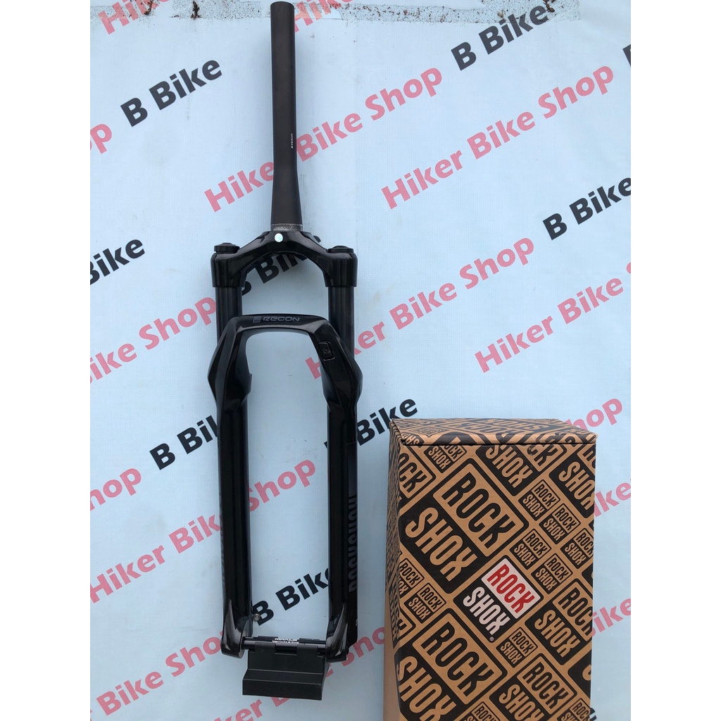Fork Sepeda MTB Rockshox Recon Silver TK Rebound Lockout Tapered Travel 100mm Ban 29 Boost Panjang S