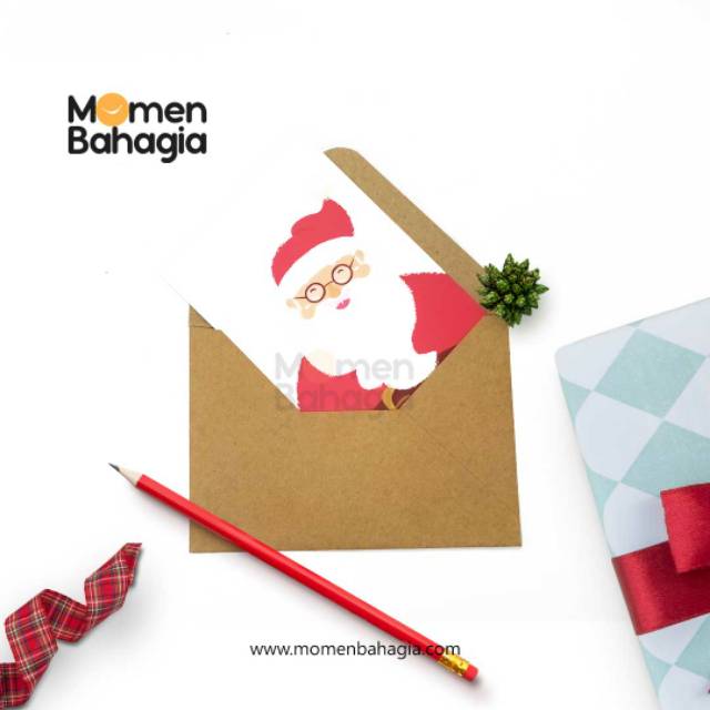 

Kartu Ucapan Natal Classic 1 + Amplop Vintage (Kartu Natal Murah Bagus)