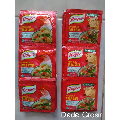 

Royco Ayam atau Sapi 1 Renceng (12 Sachet) Murah / Kaldu Masakan / Penyedap Makanan