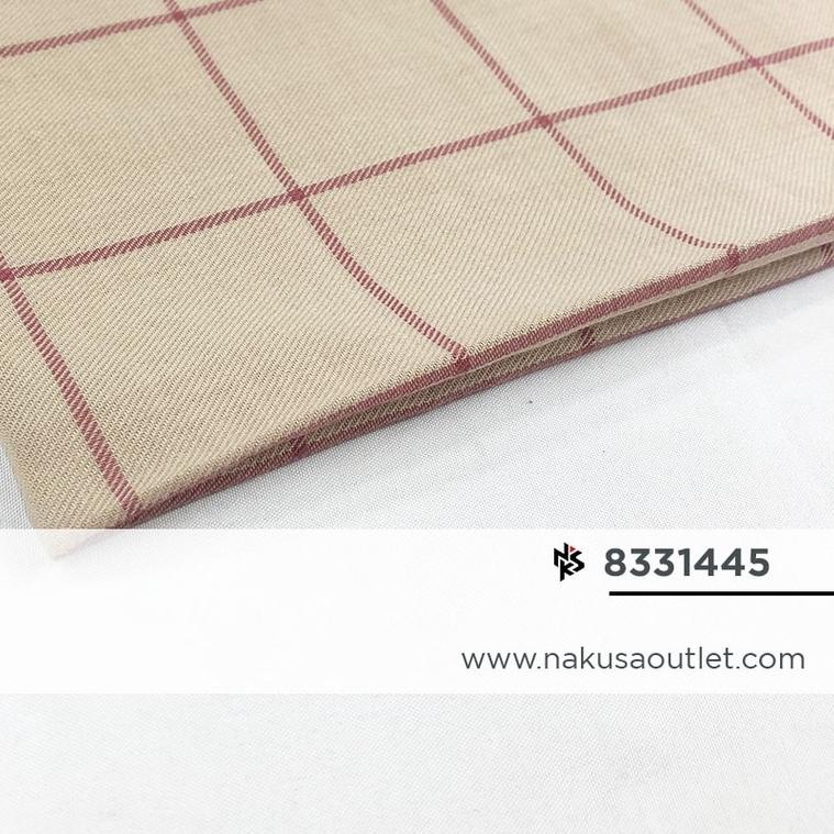 ✻ Kain Katun Combed 30s Premium Motif Kotak Benang Warna (Yarn Dyed) 1B ➵