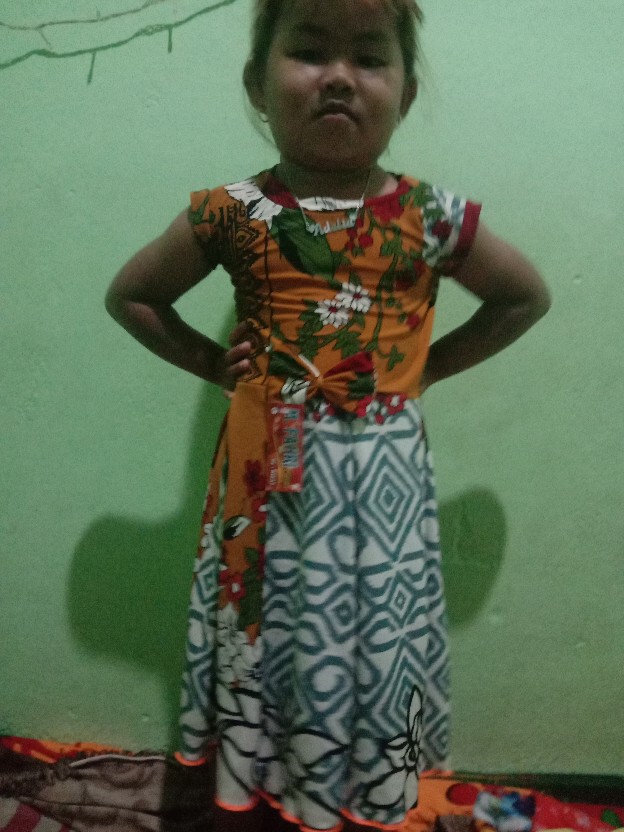 Dress Lala Uk 5-6 Tahun / Dress Anak Perempuan Cewek Baju Dres Batik Murah Yukensi Casual Pesta Adem