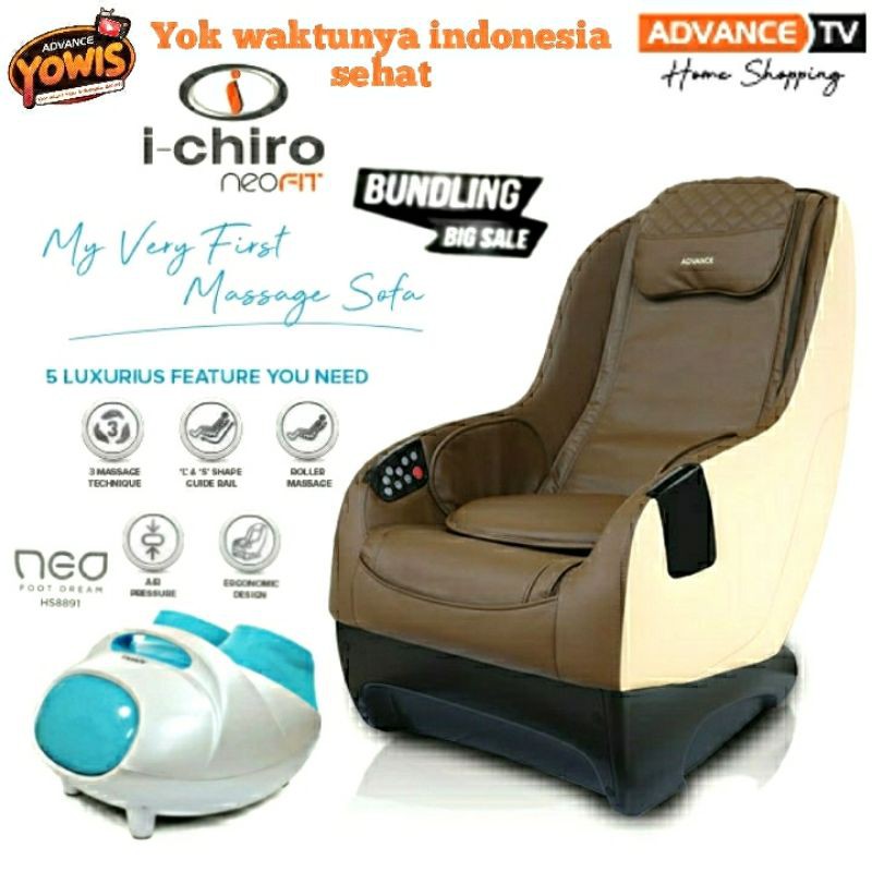 Kursi pijat Advance Elektrik paket Neo fit+NFD
