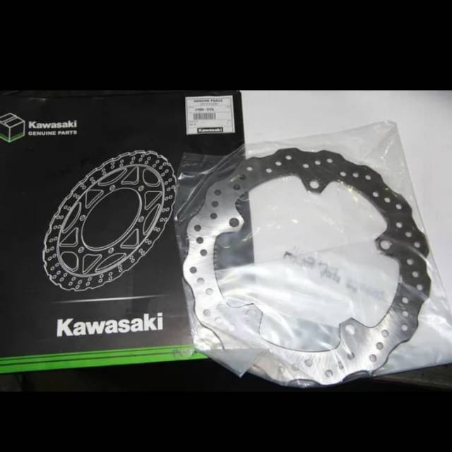 Piringan cakram disk depan athlete original kawasaki