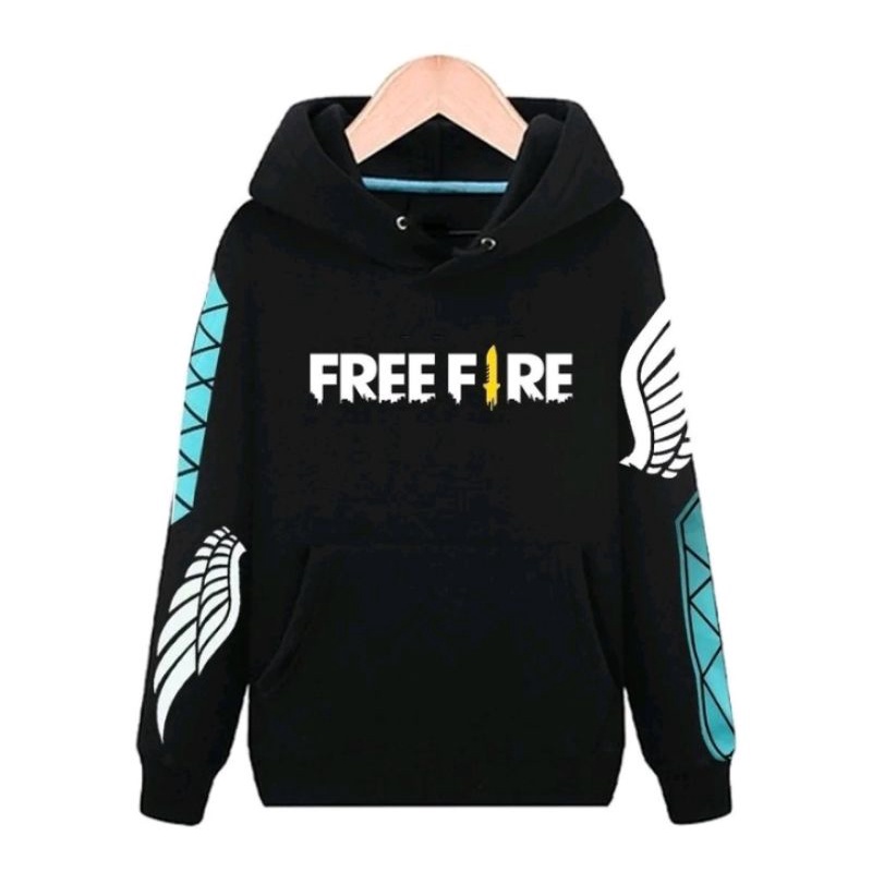 Jaket Hoodie Anak Free Fire Bnl Gaming Ff Kekinian