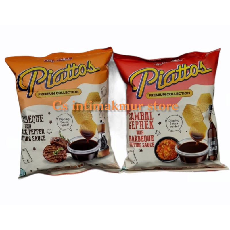 

Piattos Premium Collection Sambal Geprek & Barbeque 70 gr