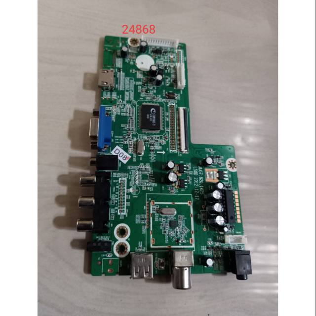MB MAINBOARD TV CHANGHONG 24868 MESIN TV CHANGHONG LED24868