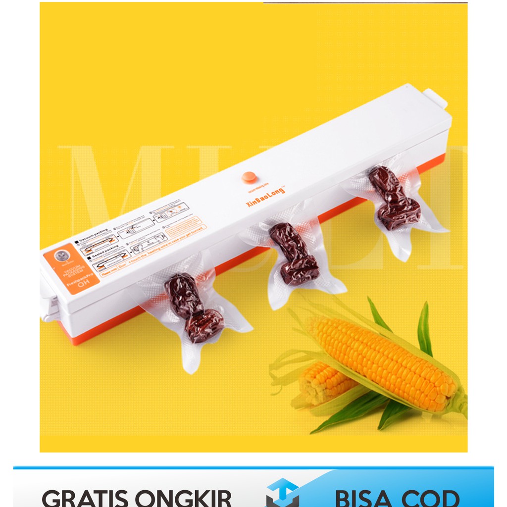 VACUM SEALER PEREKAT PLASTIK ORIGINAL TAFFWARE LQL-08 / VACUUM SEALER ELEKTRIK PEMBUNGKUS MAKANAN