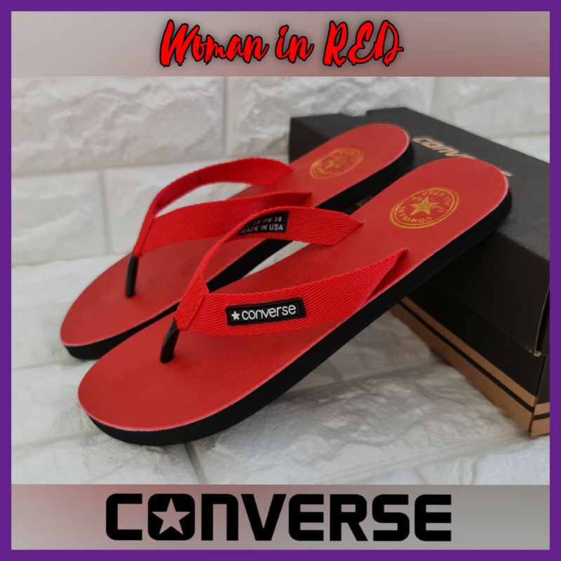 SANDAL WANITA CONVERSE JEPIT HIJABER / SANDAL CEWEK CASUAL / SENDAL PEREMPUAN TERLARIS SANDAL MURAH