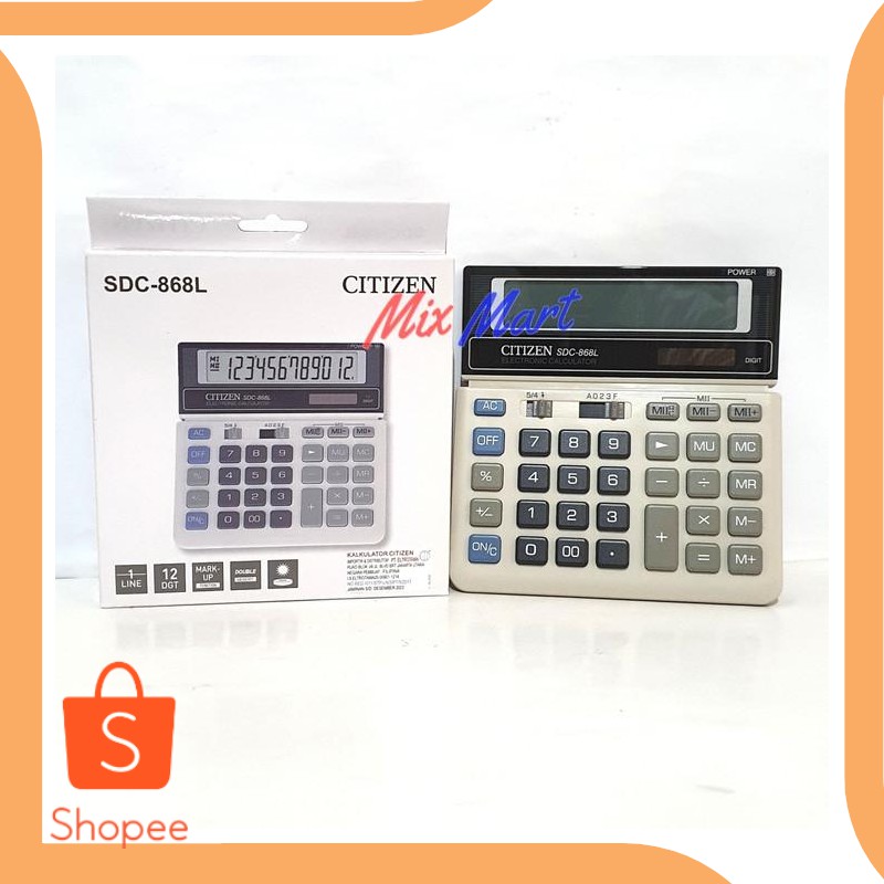 

Unik suku cadang Calculator Citizen SDC 868L Originall 100 % 19DEZ Diskon
