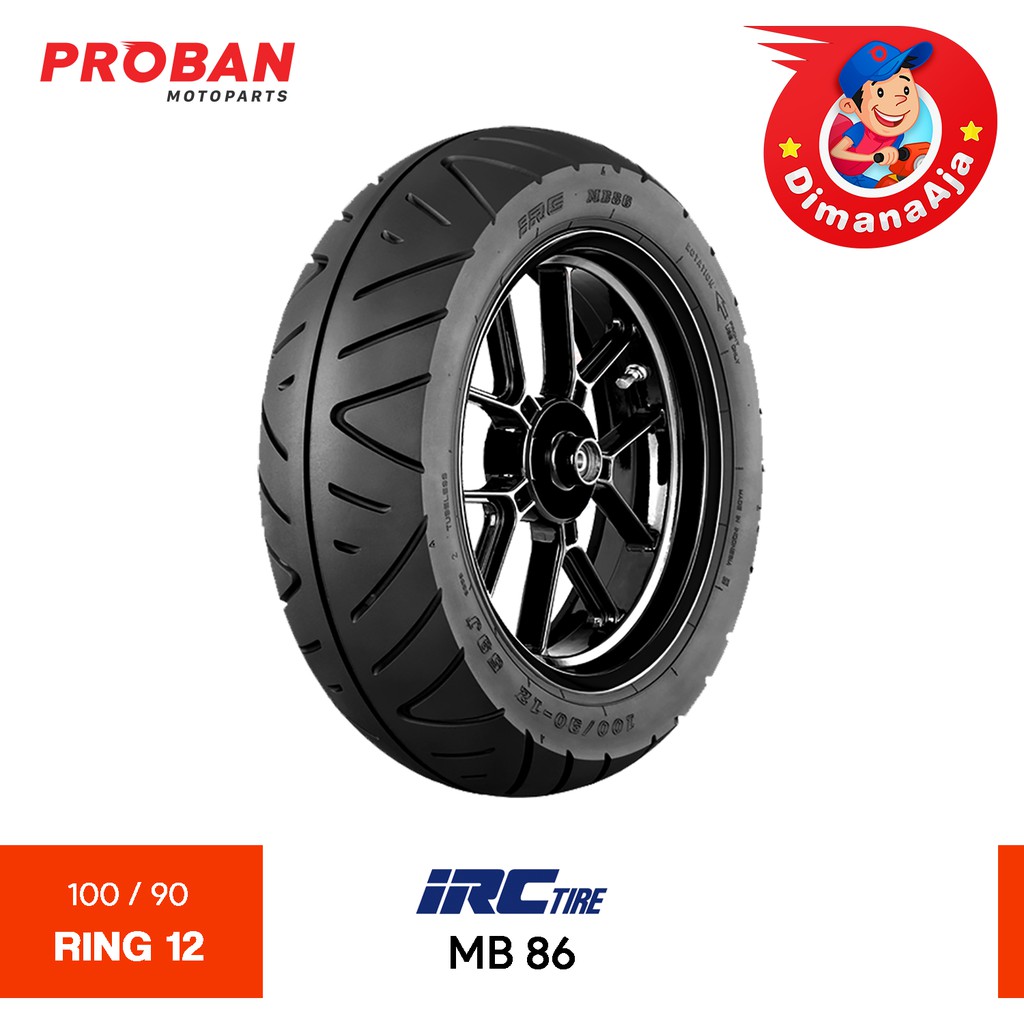 

IRC TL MB 86 100/90-12 Proban Motoparts