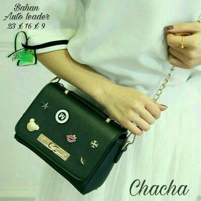 Tas Selempang Wanita Chacha &amp; Kiss / Sling Bag Tali Rante