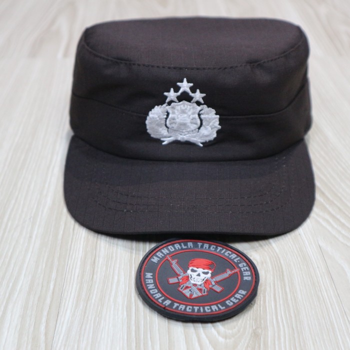 TOPI KOMANDO JATAH POLRI ASLI / TOPI KOMANDO POLRI TOPI POLRI - COKLAT BINTARA