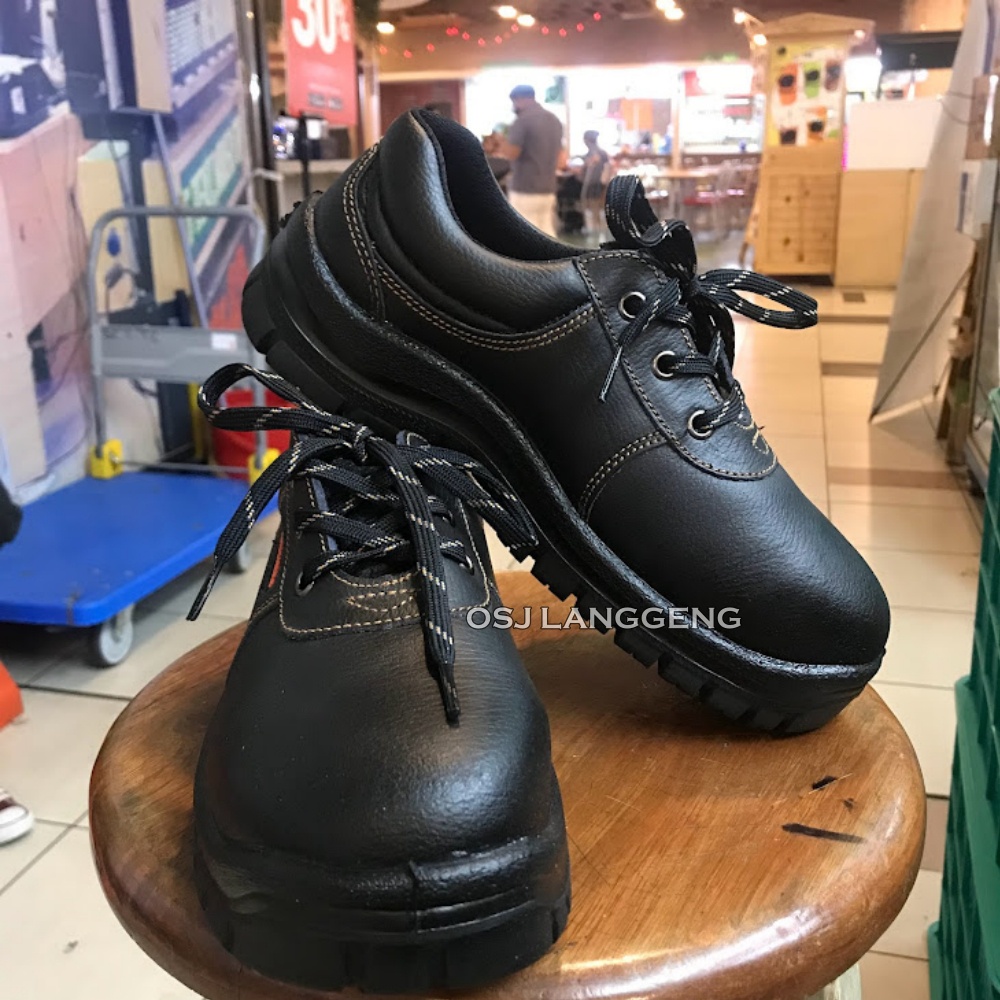 Sepatu Safety Krushers Utah Hitam / Safety Shoes Krushers Utah Black Ori