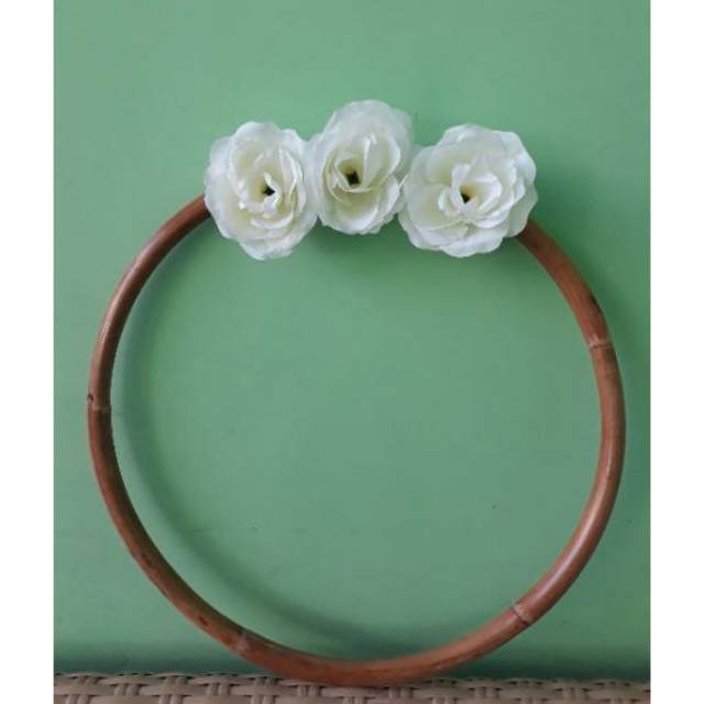 Hiasan hulahoop untuk lamaran / Hiasan Backdrop / Hulahoop  /Lingkaran nama