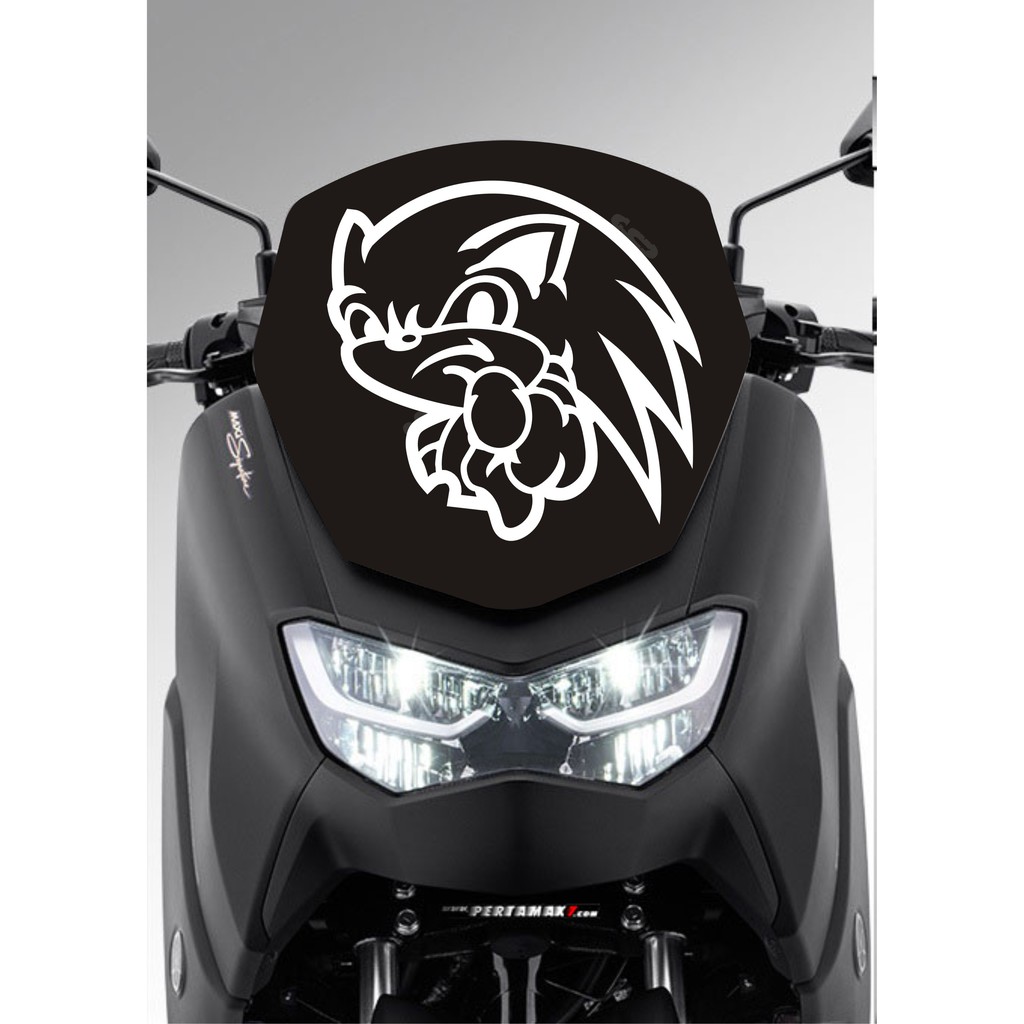 STICKER  VISOR MOTOR NMAX STICKER CUTTING VISOR TERBARU MOTOR NMAX PCX