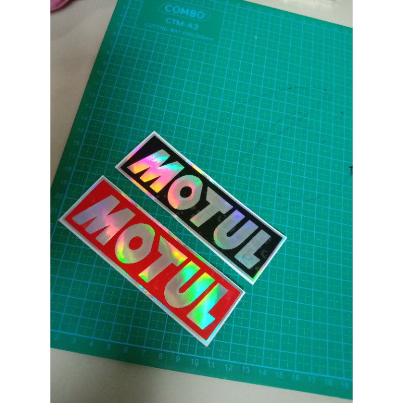 

sticker cutting motul hologram
