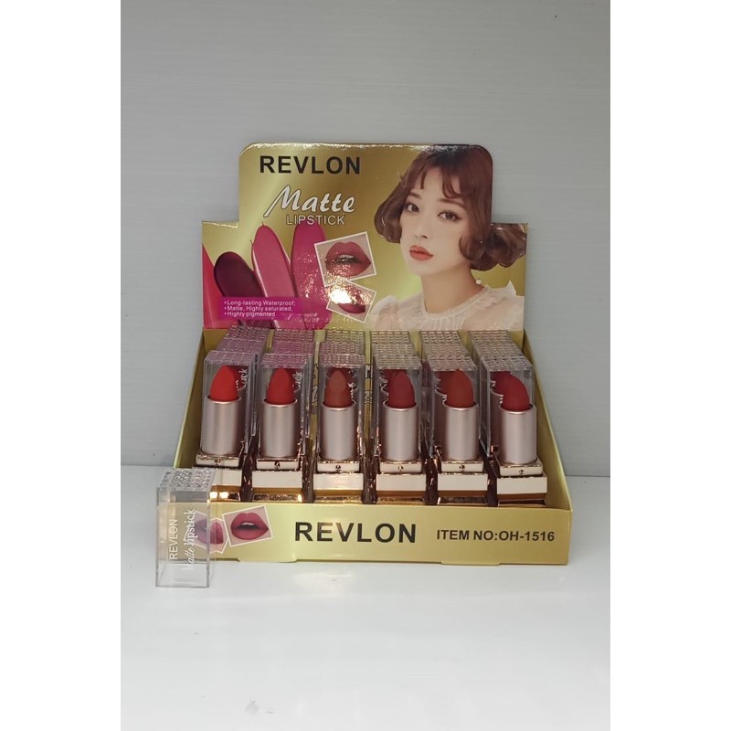 [ ECER ] REVLON LIPSTICK GOLD &amp; BIRU MATTE