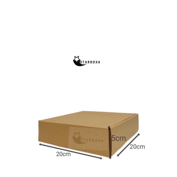 

BOX PACKING/AKSESORIS/KARDUS KARTON POLOS UK 20cm x 20cm x 5cm