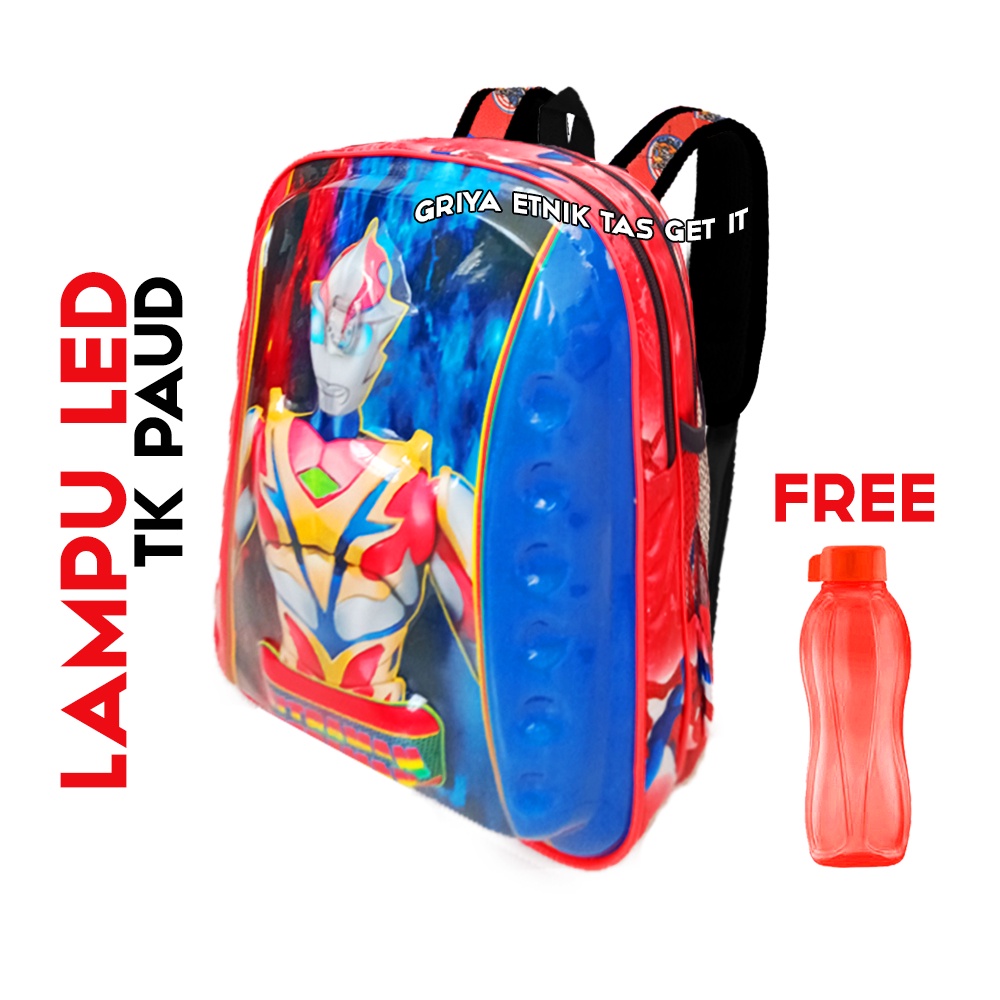 Tas Boboiboy Anak TK Free Firee Tas Ransel Sekolah Laki Laki FF Paud GRATIS BOTOL Stumble Guys