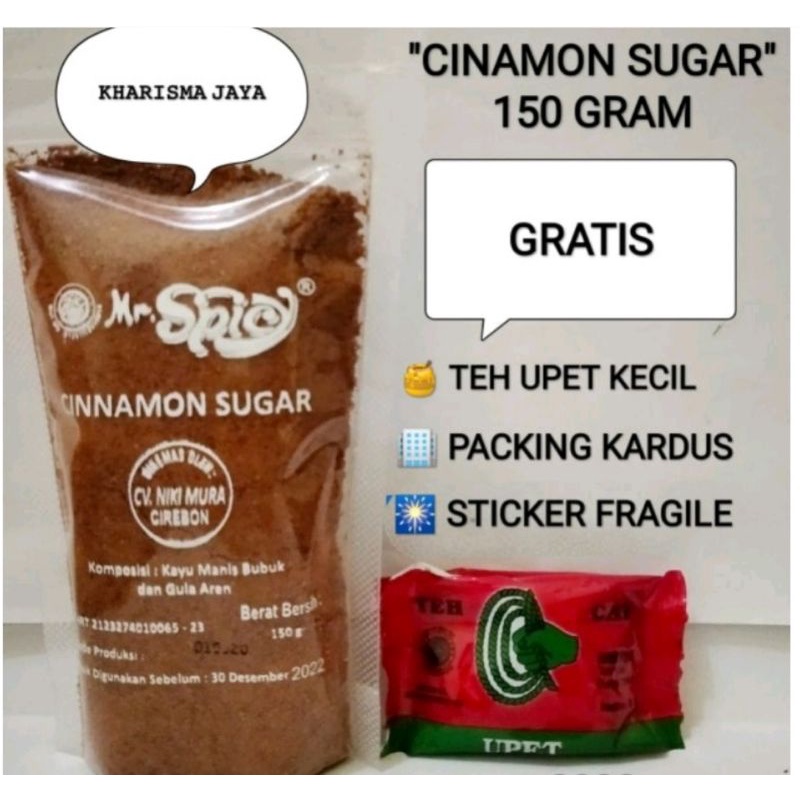 

BUBUK KAYU MANIS GULA AREN @150 GR ENAK GRATIS TEH UPET KHAS CIREBON