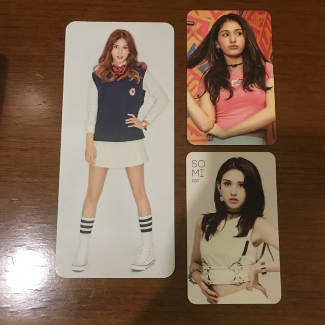 IOI Somi Photocard Miss Me Chrysalis Whattaman Album