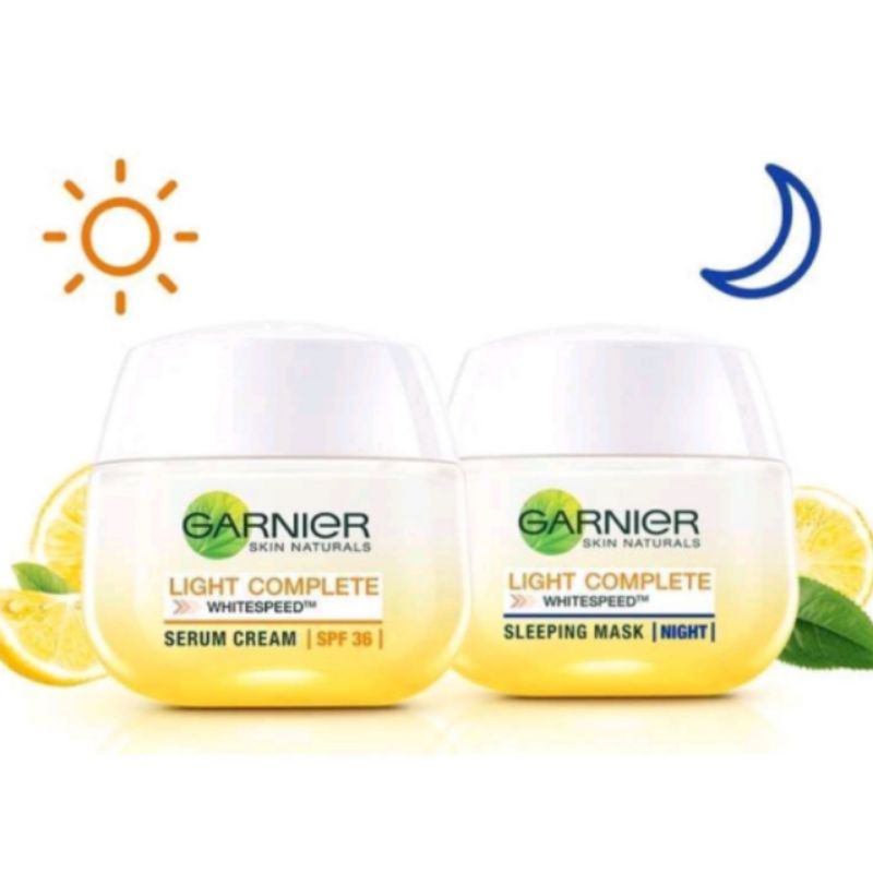 Garnier Light Complete Day &amp; Night Cream 50ml Krim Pagi dan Malam