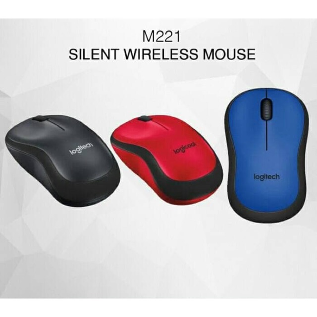 MOUSE WIRELESS LOGITECH M221 super silent ORIGINAL