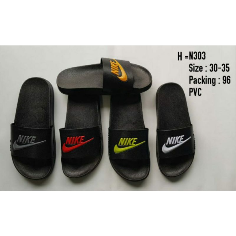 Sandal Selop Kokop Nike Sol Bawah Hitam Premium Distro