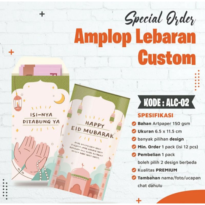 

Amplop Lebaran Custom/ Angpao/ Amplop Custom
